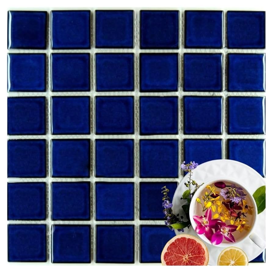 Amazon.com: Tenedos Premium Quality Cobalt Blue Porcelain